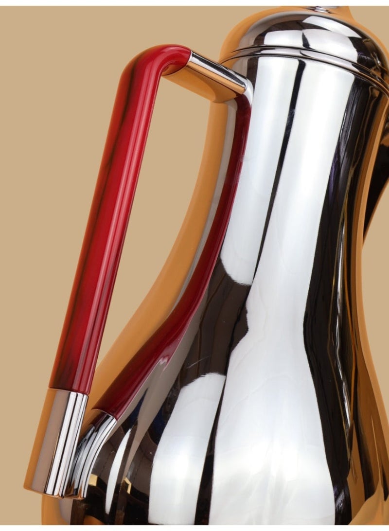 Raz طقم فاخر لقارورة القهوة والشاي - مصنوع من الفولاذ المقاوم للصدأ عالي الجودة بمقبض أنيق - Image 4